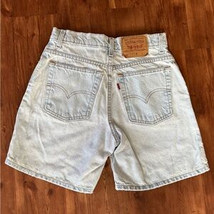 90’s Levi's Light Blue Denim Shorts